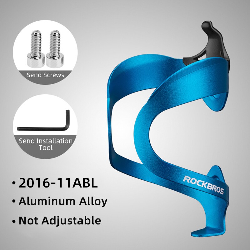 ROCKBROS Bicycle Water Bottle Holder Ultralight Aluminium Alloy Adjustable Bicycle Bottle Cage Cup Holder Bicycle Accessories: 2016-11ABL