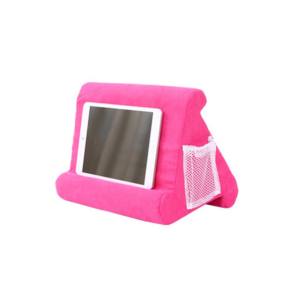 Laptop Houder Tablet Kussen Schuim Lapdesk Multifunctionele Laptop Cooling Pad Tablet Stand Houder Stand Lap Rest Kussen Voor Ipad: pink