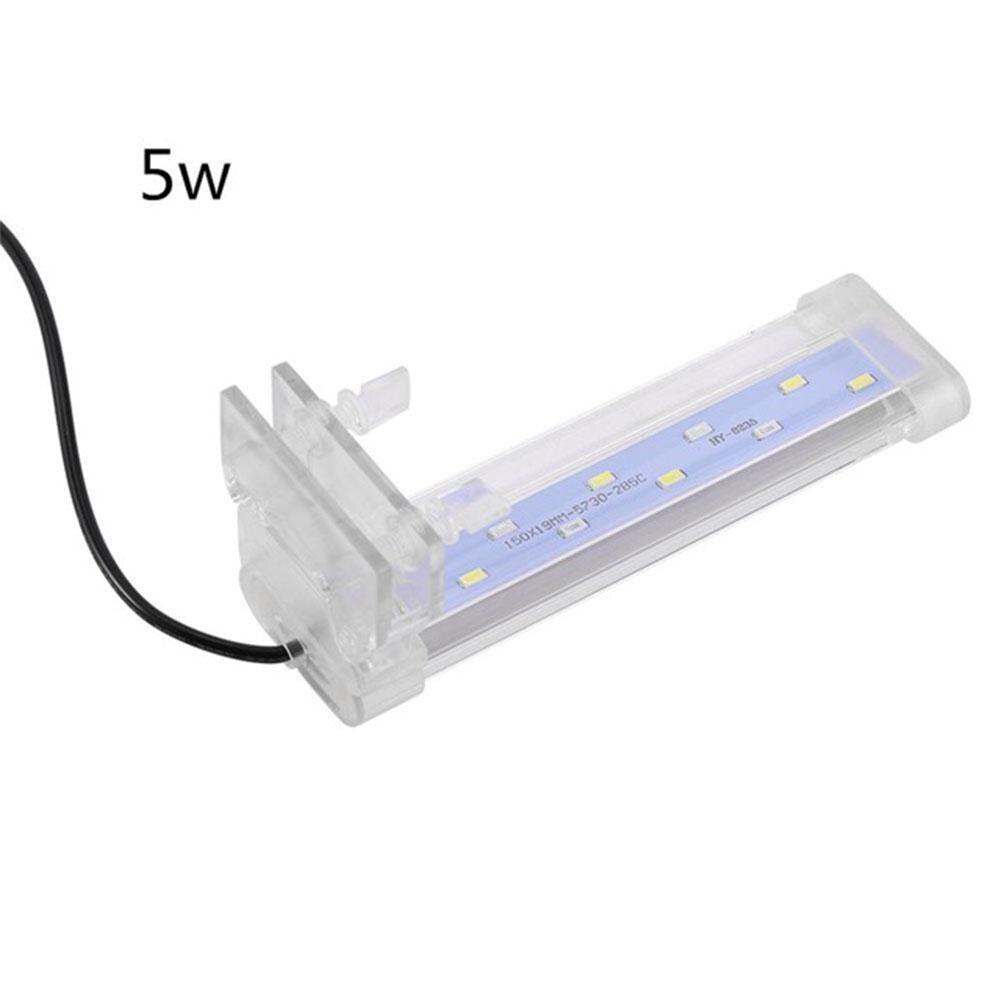 Led Lamp Aquarium Kristal Led Aquarium Clip Licht Plant Grow Aquarium Fish Tank Lamp Verlichting Europa Standaard: 5w