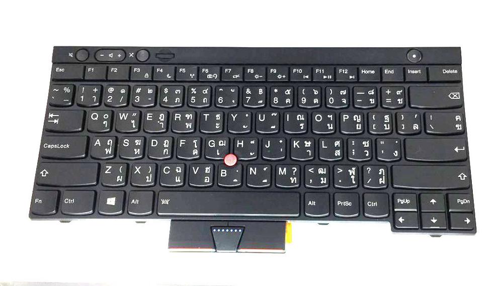 Baggrundsbelyst thai tastatur 04 y 0672 04 x 1274 til lenovo thinkpad  t430 t430i t430s x230 x230i t530 t530i w530 l530