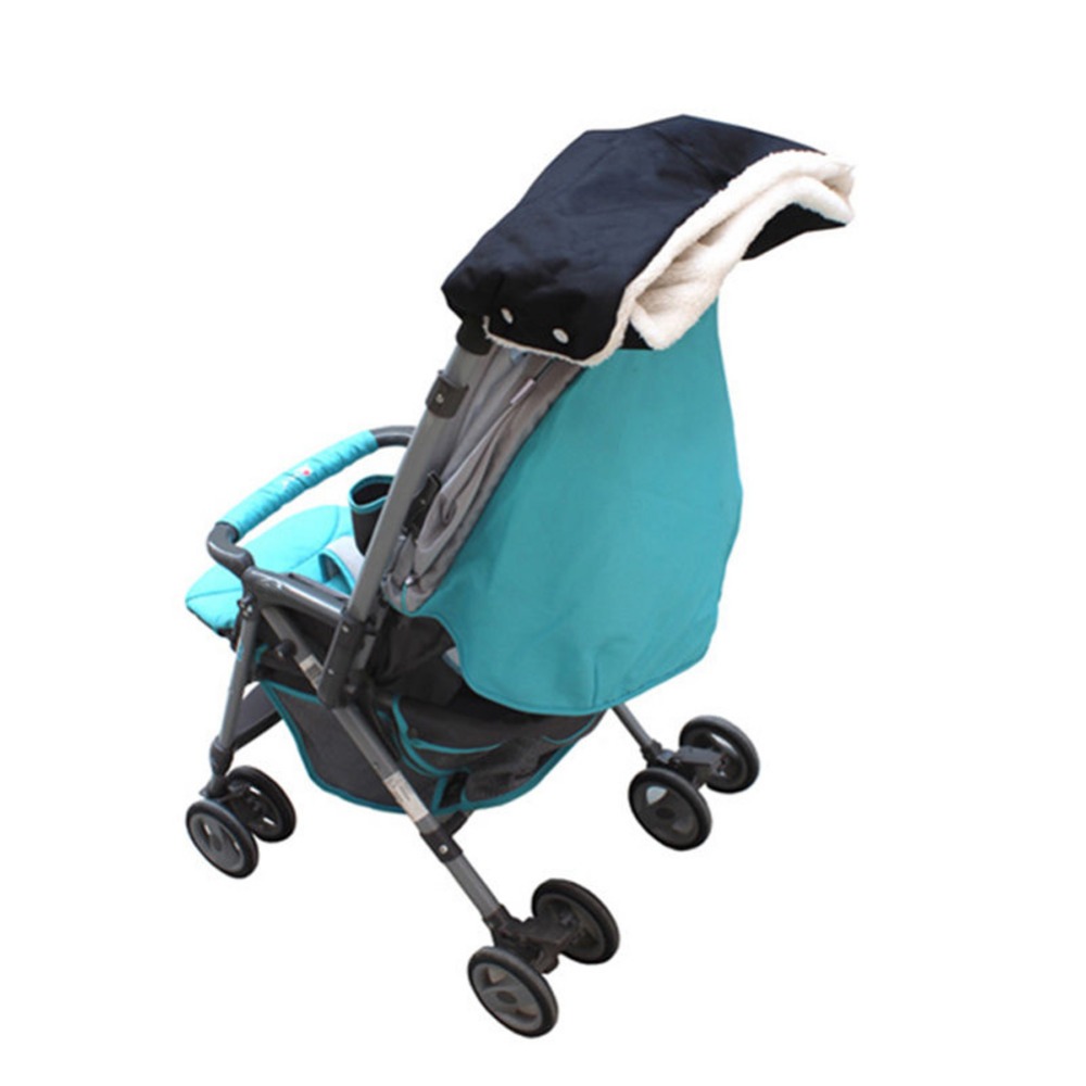 Stroller Warmer Gloves Winter pram hand muff baby carriage pushchair warm Fur Fleece hand cover buggy Clutch Cart Muff