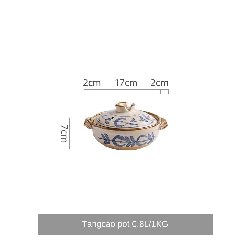 Japanese-Style Casserole/Stewpot Chinese Casseroles Soup POY Small Claypot Rice Casserole for Household Gas Stove