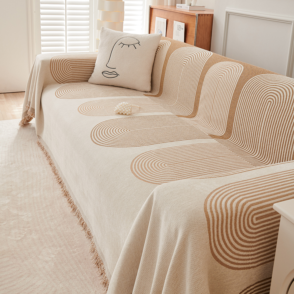 Nordic Kwastje Gooi Deken Vier Seizoen Sofa Cover Stof Anti-kat Krasbescherming Cover Sofa Deken Tapijt Reiskleed Kwasten