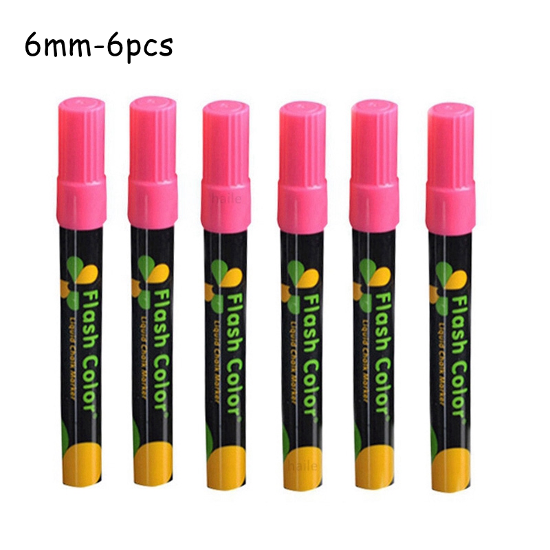 Haile 8Colors/lot Liquid Chalk Erasable Highlighter Art Graffiti Marker Pen For Glass Whiteboard LED Chalkboard Billboard Screen: Navy Blue