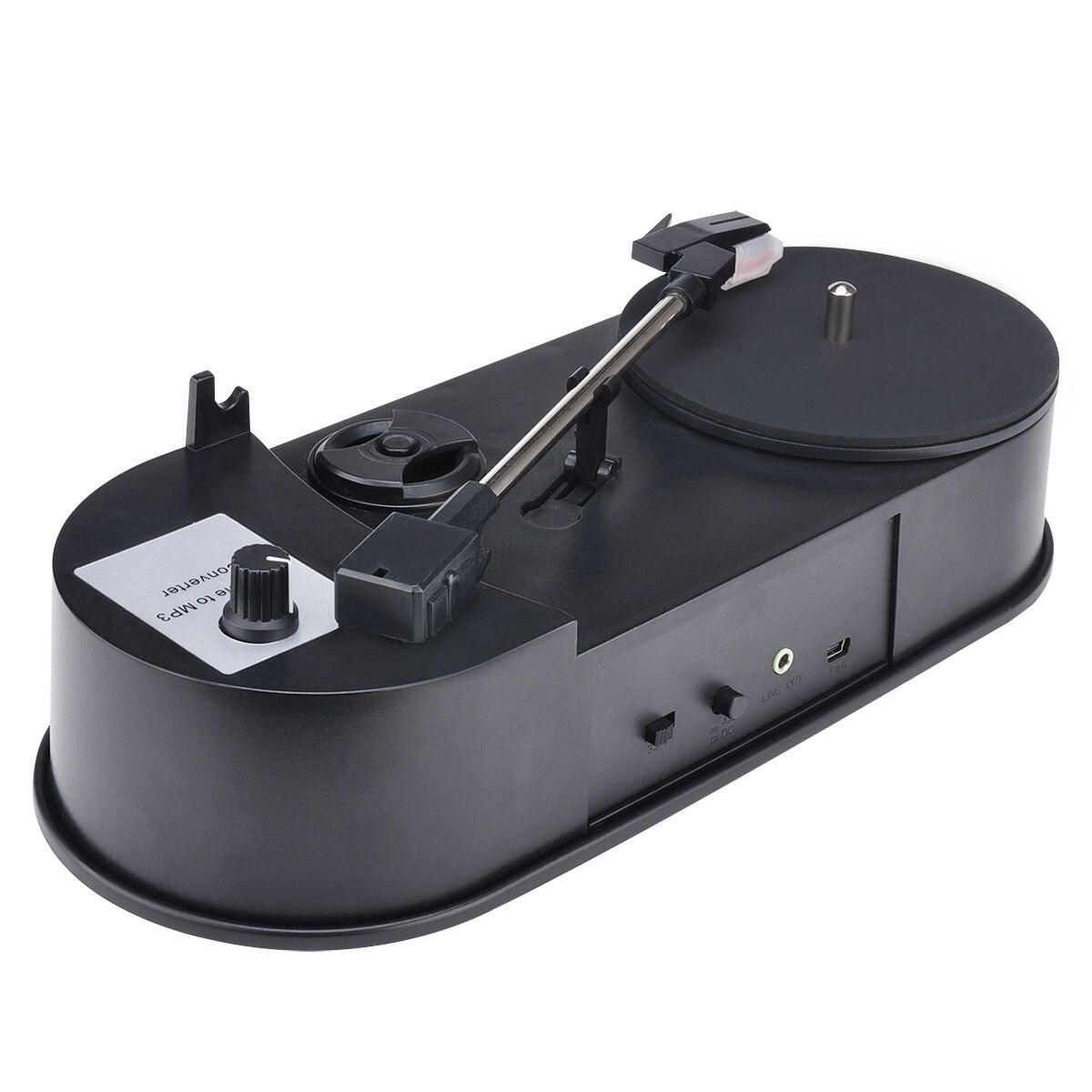 EZCAP USB Turntable Vinyl LP Record Player 33/45RPM Convert vinyl Song to MP3 Converter Recorder Playback Music with Speaker