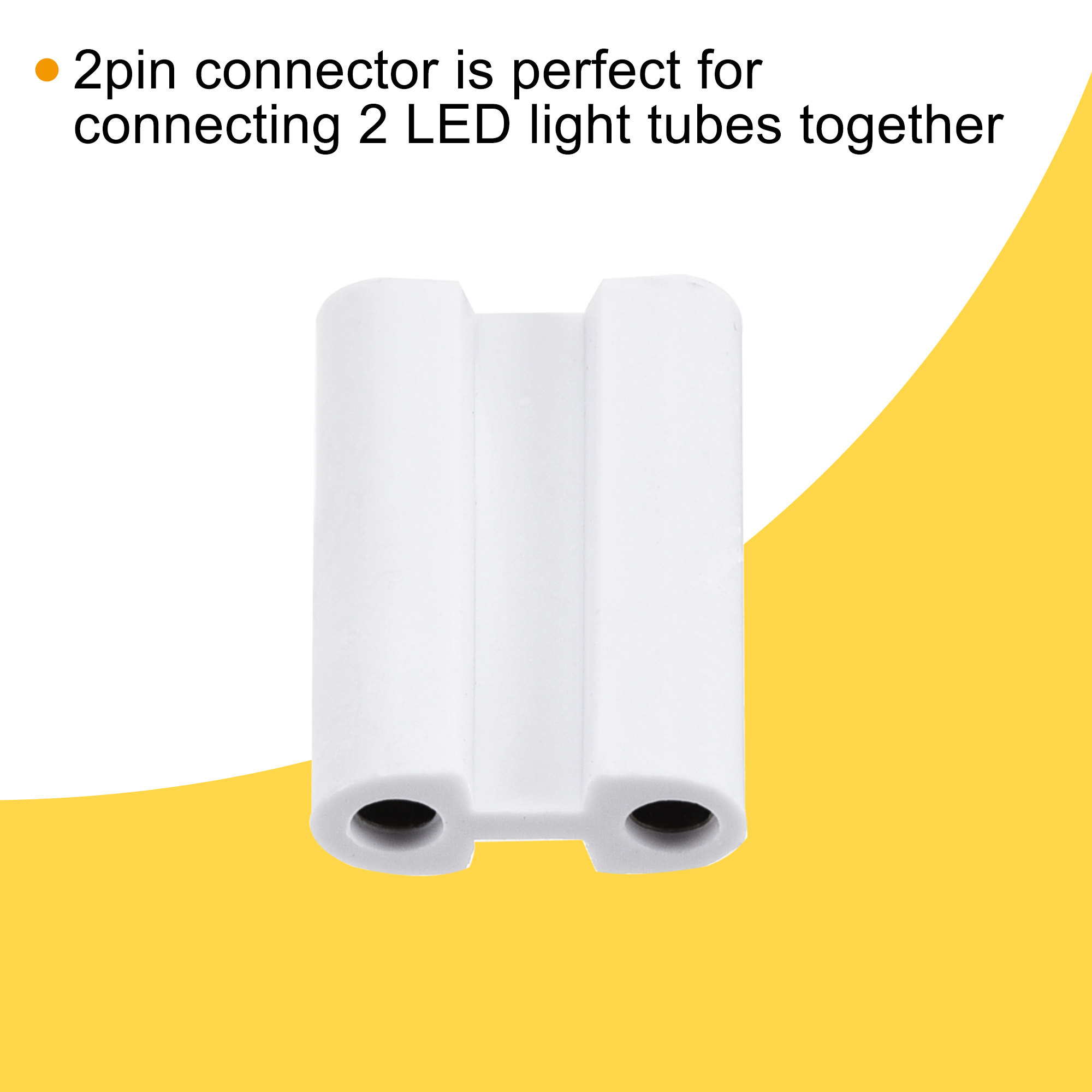 Uxcell T4 Clips Beugel Led Tl-buis Houder Met 2 Pin Connectors