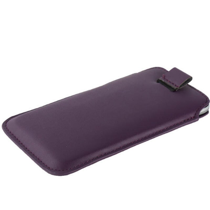 PU Leather Pull Tab Sleeve Pouch For LG K9 / K8 /Aristo2 X210/Zone 4/X2 Phone Cases Bag Universal Full Protection Pouch