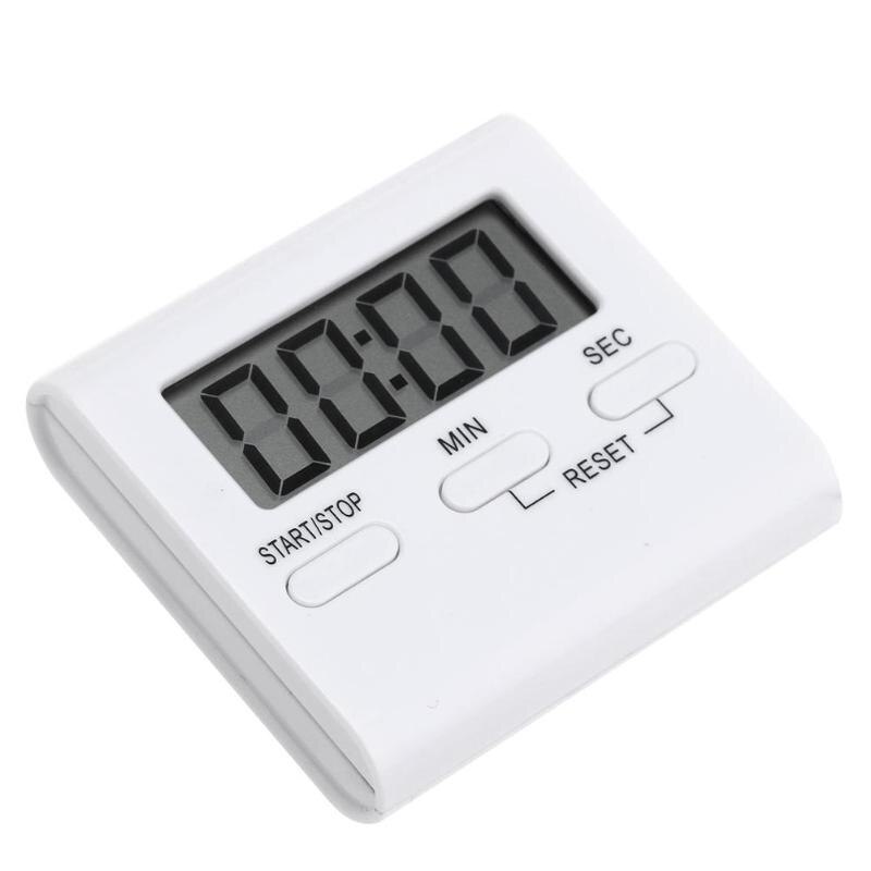 Diy 1Pcs Handy Lcd Digitale Tafel Magneet Wekker Keuken Oven Koken Timer Groot Scherm Elektronische Home Keuken Timer