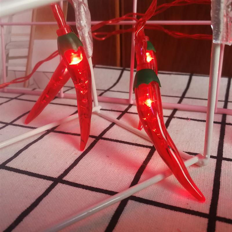 3m 20 led chili string lys udendørs belysning julefestival string lampe