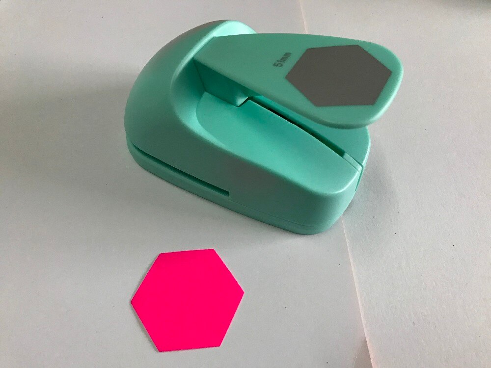 free ship 2 inch(51mm) Hexagon of craft punch for greeting card DIY punchers sexangle scrapbooking punches paper punch