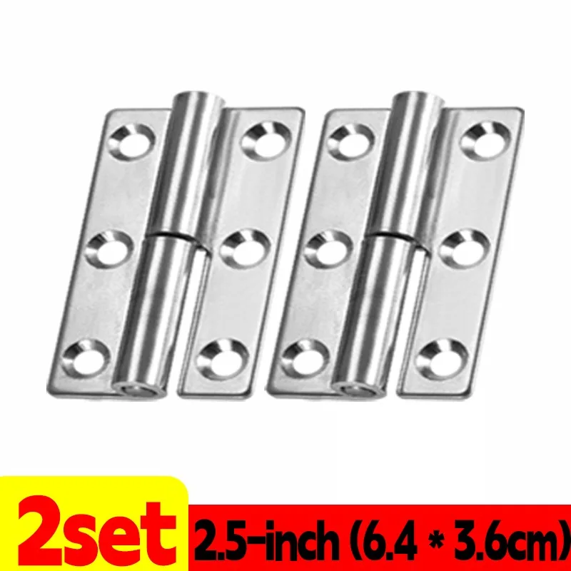 1-10Pcs Detachable Hinge Slip Joint Flag Lift Off Stainless Steel Removable Swing Hinge for Home Cabinets Wardrobes and Doors: black