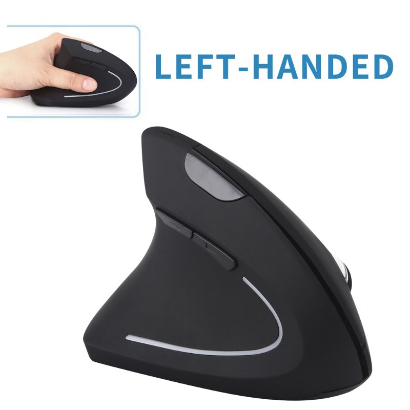 Ergonomische Verticale Muis Draadloze Linkerhand Computer Gaming Muizen 5D Usb Optische Muis Gamer Mause Voor Laptop Pc Game