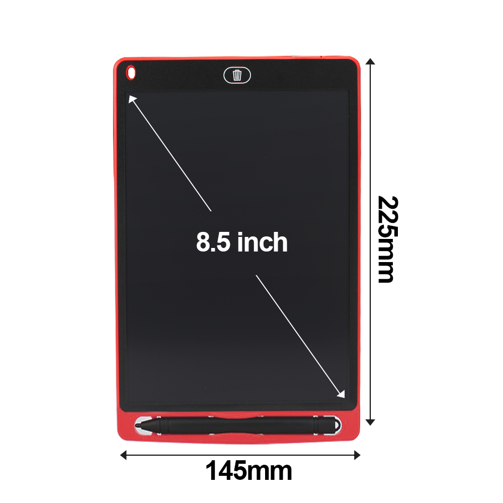12 Inch Smart Lcd Schrijven Tablet Schilderen Ewriter Handschrift Pad Elektronische Digitale Tekening Grafische Tablet Raad Kinderen: Red 8.5 inch