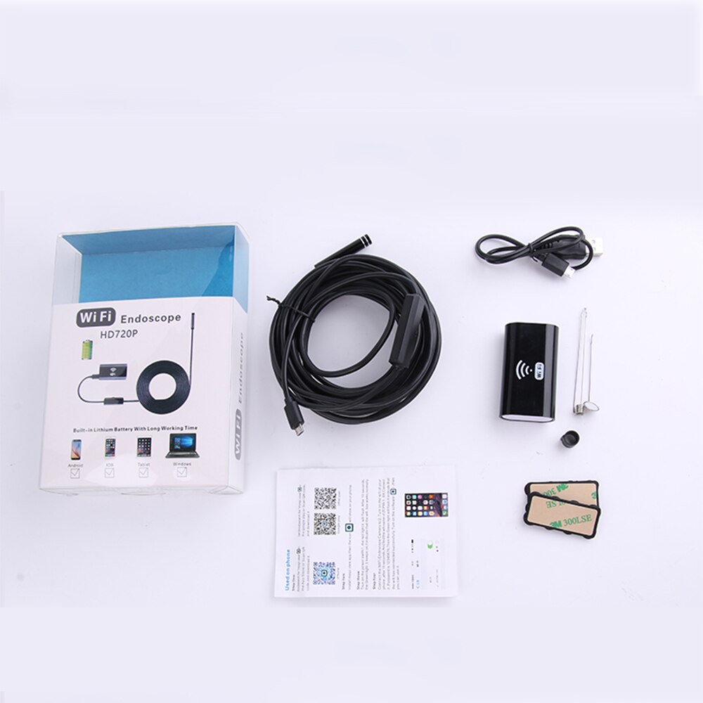 Wireless WIFI Endoscope Camera Waterproof Inspection Mini Camera 8mm USB Endoscope Borescope For Iphone Android PC IOS APP