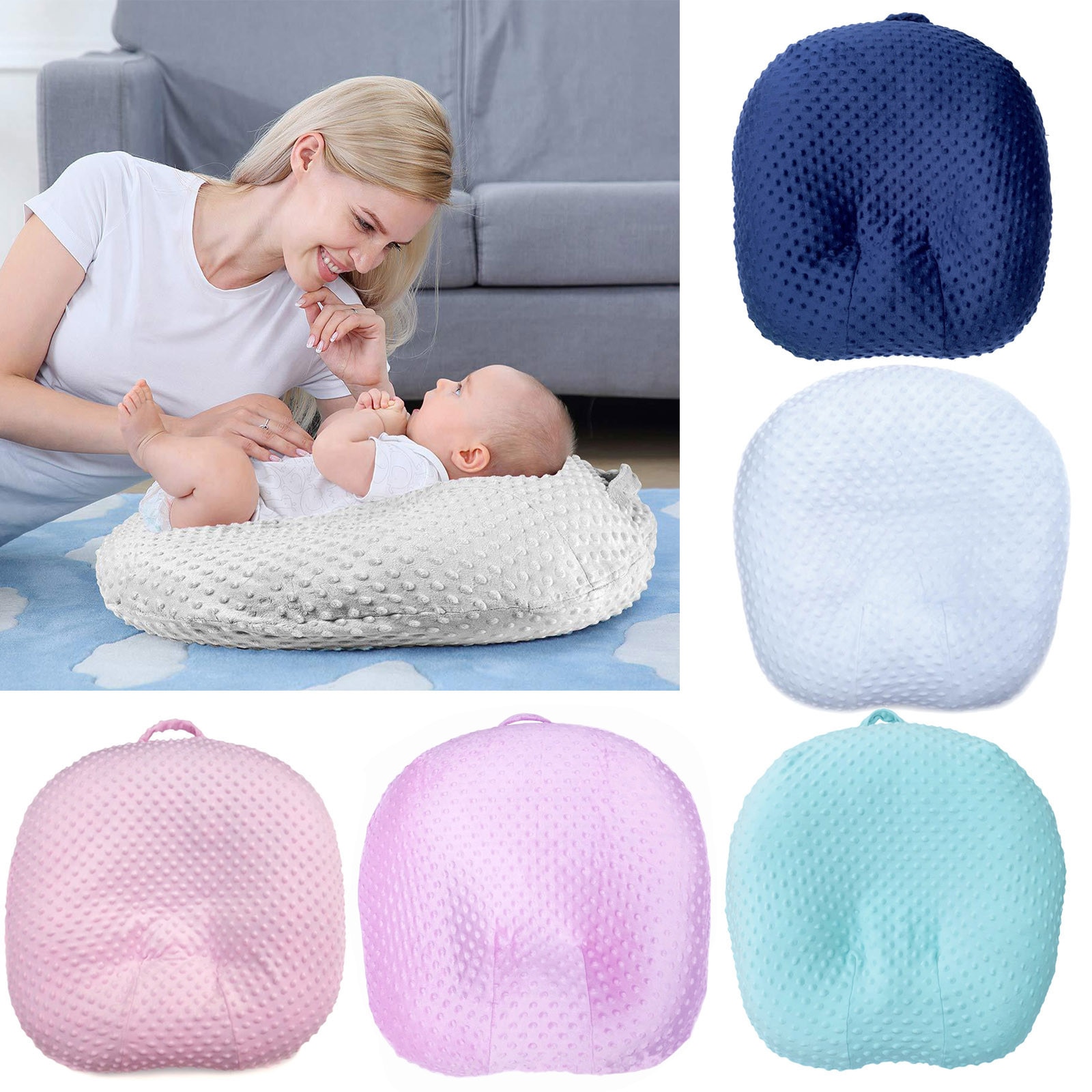 Funda de almohada para tumbona de bebé recién nacido, cubierta extraíble para almohada de bebé, cojín lavable, Protector de lactancia, # L3