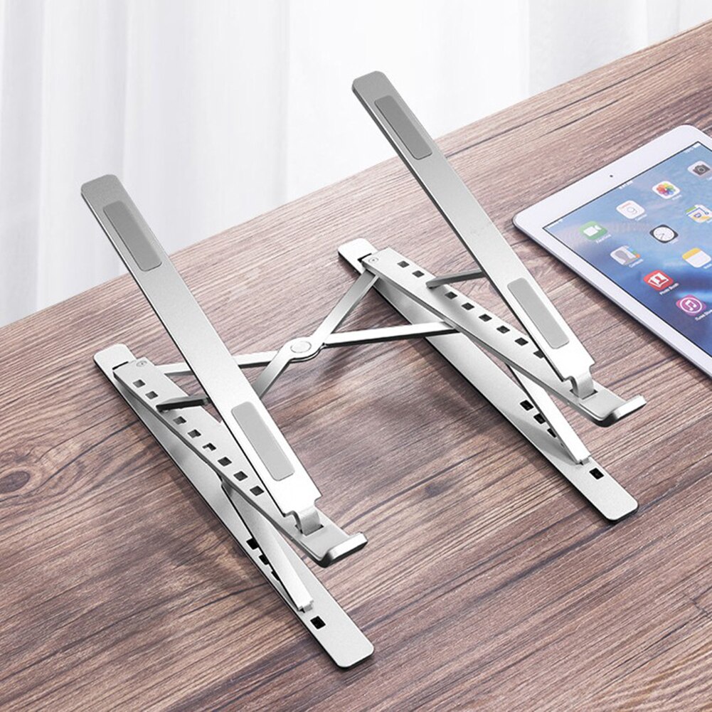 N8 faltbare laptop-pc-ständer aus aluminiumlegierung, höhenverstellbar, tragbar, für notebooks und tablets bis 12.6-17.3 zoll