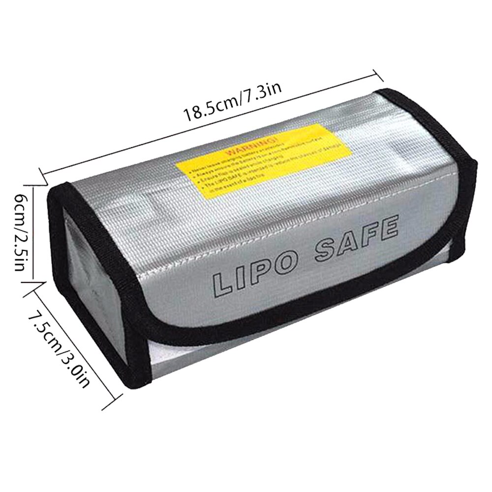 Batterij Veiligheid Zak Lipo Batterij Opbergtas Lipo Brandwerende Explosieveilige Veiligheid Bag Pouch Voor Lading: Default Title