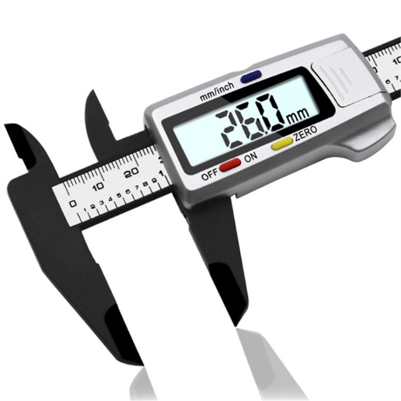 Electronic Digital Caliper Stainless Steel Body with Large LCD Screen | 0 - 6 Inches | Inch/Fractions/Millimeter Conversion