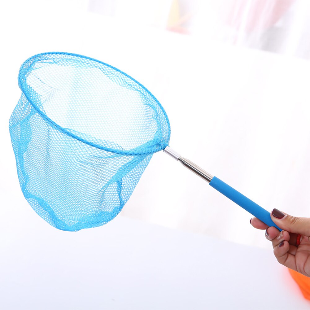 86cm Telescopic Catching Bugs Butterfly Mesh Net with Anti Slip Grip Fishing Toy for catching Insect Colorful Fishing Toys