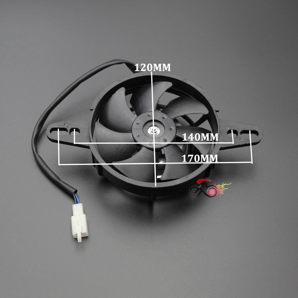 120mm Radiator Thermo Electric Cooling Fan 150cc 2... – Grandado