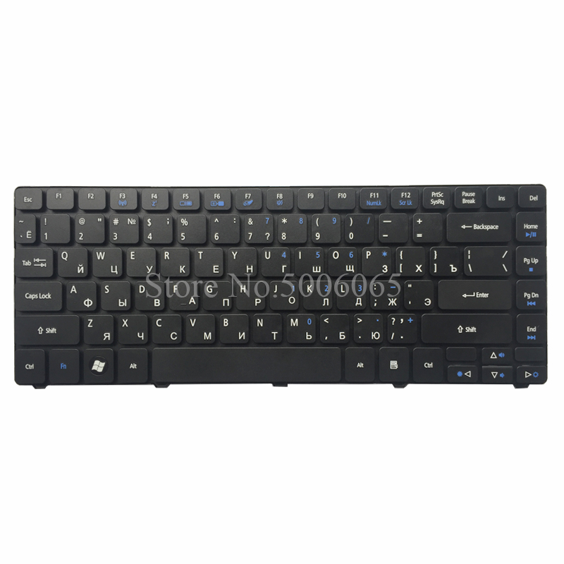 Russisk laptop tastatur til acer strebe 4810 4810t 4820 4820t 4625 4625g 4752 4350 4350g ru tastatur