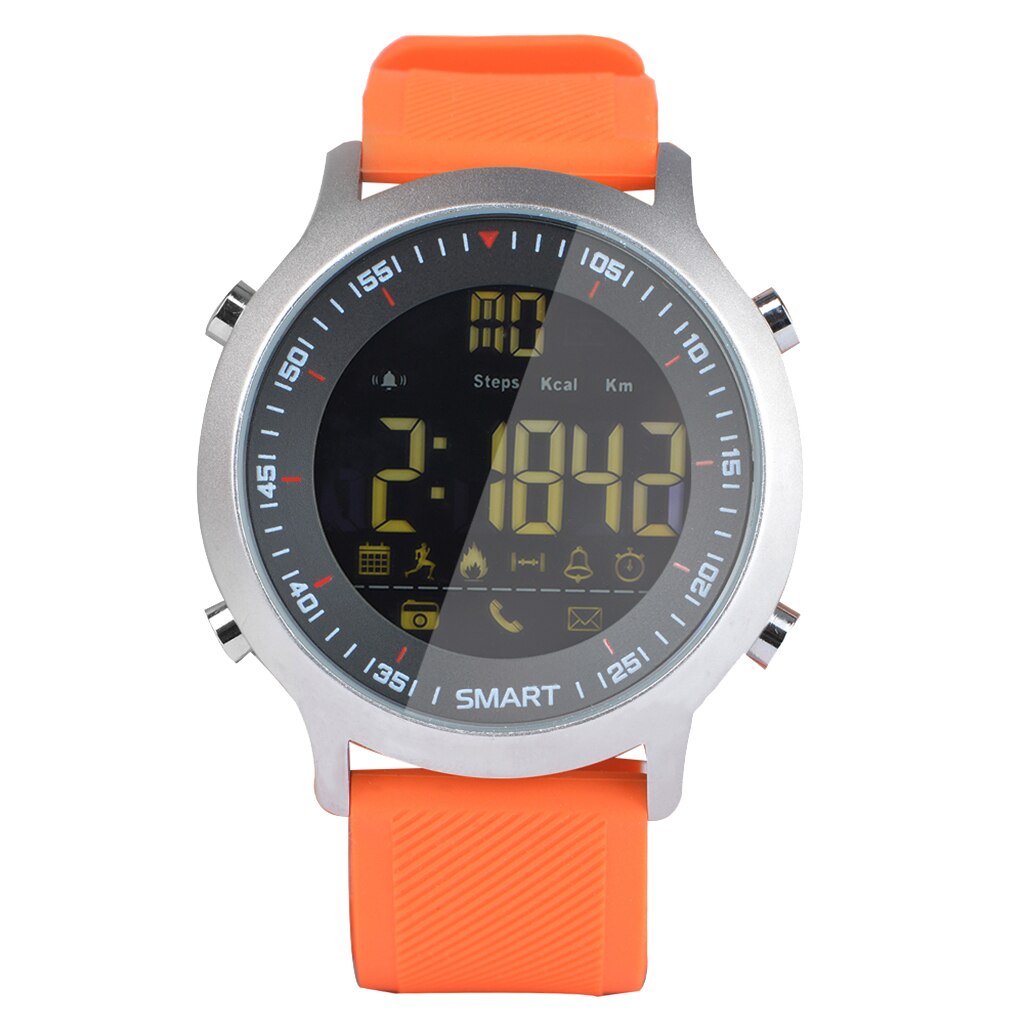 Mannen Smartwatch Stappenteller Android Telefoon Bluetooth Outdoor Zwemmen Sport: Orange