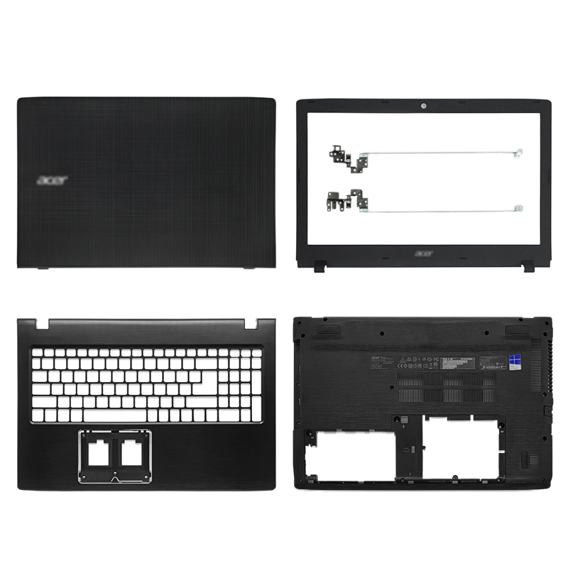 NOWOŚĆ dla Acer Aspire E5-575 E5-575G E5-523 E5-553 E5-576 LCD Back Cover Front Bezel Palmrest Bottom Case Hinges Top TMP259 TMTX50
