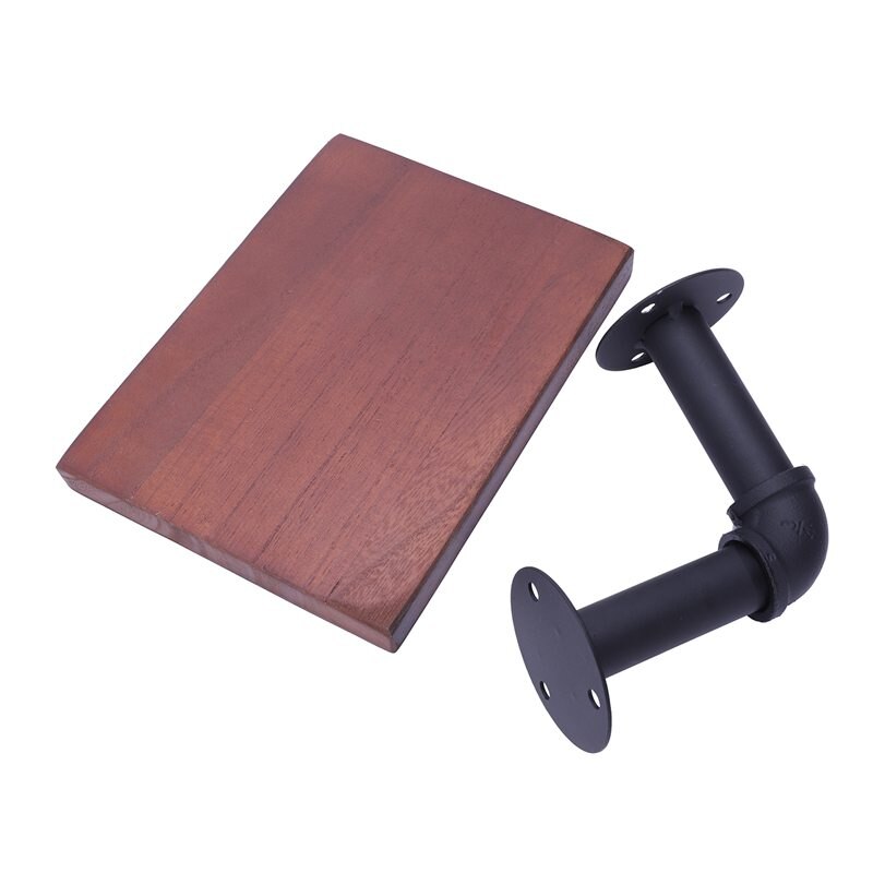 Rétro étagère support étagère étagère Angle étagère support industriel Steampunk Vintage Antique Style pour étagère murale salle de bain étagère Th