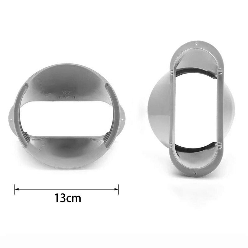 Portable Air Conditioner Exhaust Hose Replacement Tube & Exhaust Duct Interface Set-Hose 5.12 in Diameter