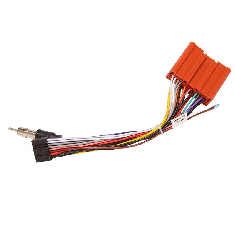 Car Navigation Radio 16 PIN Adaptor Power Cable for Mazda 2/3/6 Ruiyi Audio Stereo 16Pin Wiring Harness: Default Title