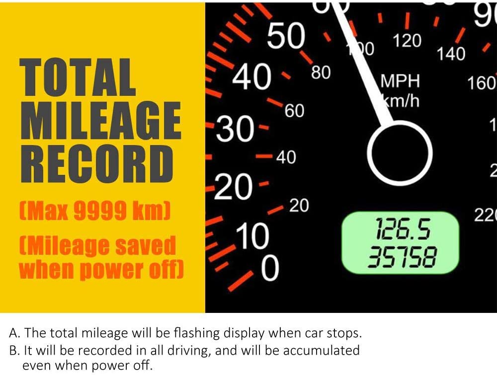 Gps Snelheidsmeter Usb Opladen Digitale Head-Up Auto Hud Display Met Over Snelheid Alarm Auto Bike Rijden Kilometers Tijd berekening