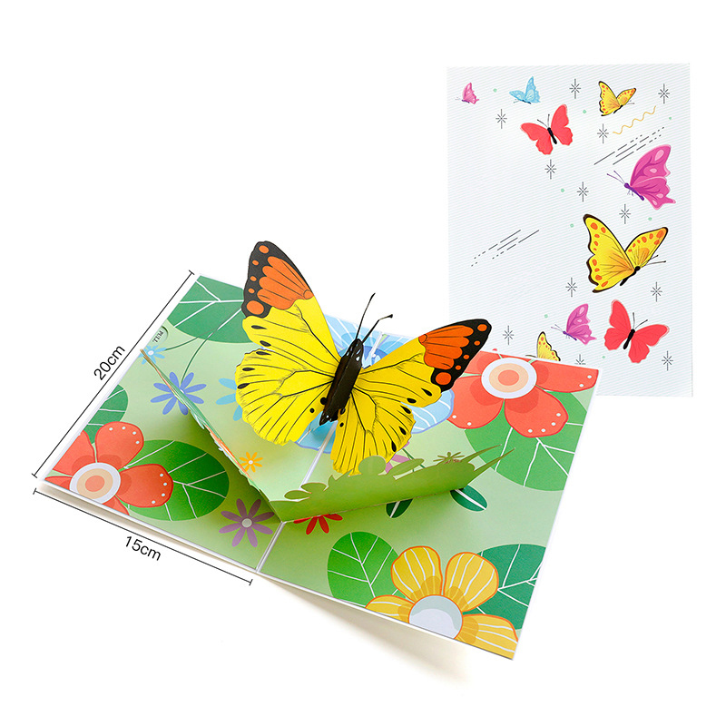 Papier d'invitation couleur papillon imprimé à la  – Grandado