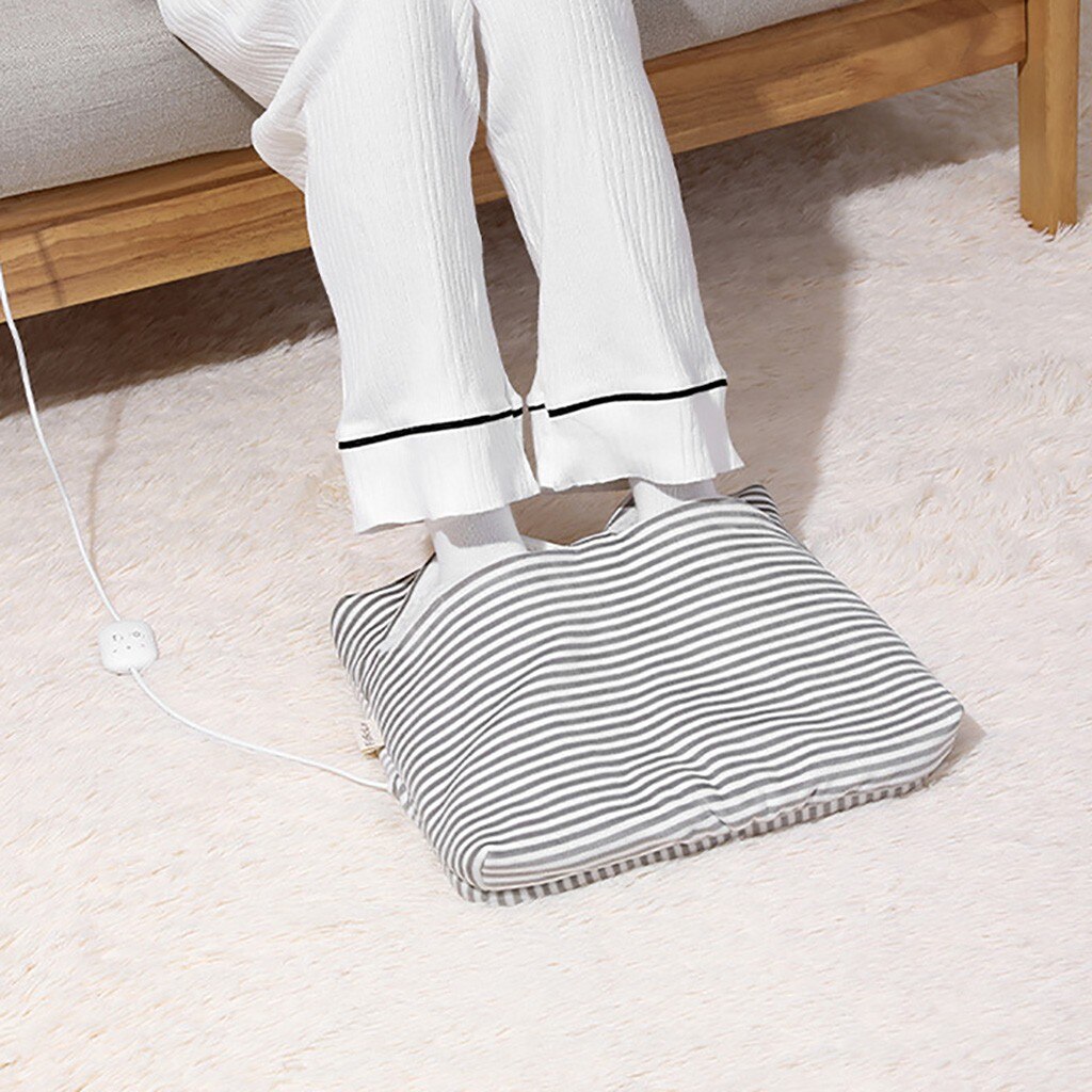 Calentadores eléctricos de pie calentado, almohadilla de calor para pies USB con tecnología de calentamiento rápido, almohadilla de calefacción más cálida con 3 Ajustes de temperatura