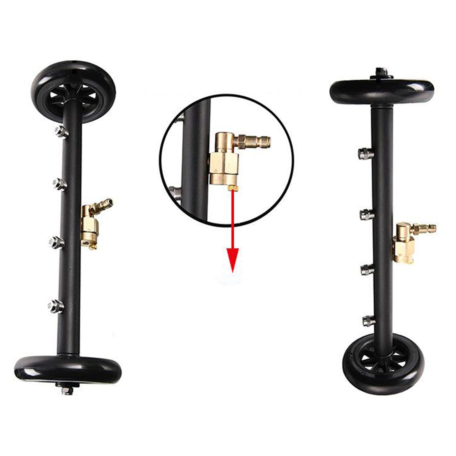Kit Nettoyeur Châssis Auto + Balai Eau 4000 PSI – Pour Camions, SUV, Voitures | Évitez De Ramper Sous La Voiture !
