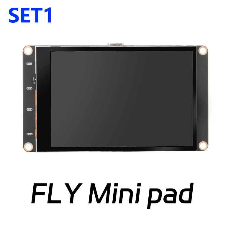 Mellow Fly Mini Pad pantalla táctil resistiva/capacitiva Klipper pantalla de 3,5 pulgadas Chip H3 para impresora 3D DIY VzBoT Voron Ender 3: 1,6 mm / Rojo