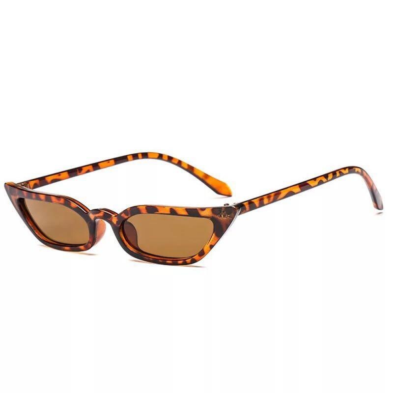 Okulary-gafas de sol con protección solar para hombre y mujer, anteojos de sol femeninos con protección solar, montura pequeña y ángulo afilado, con protección UV400: 01