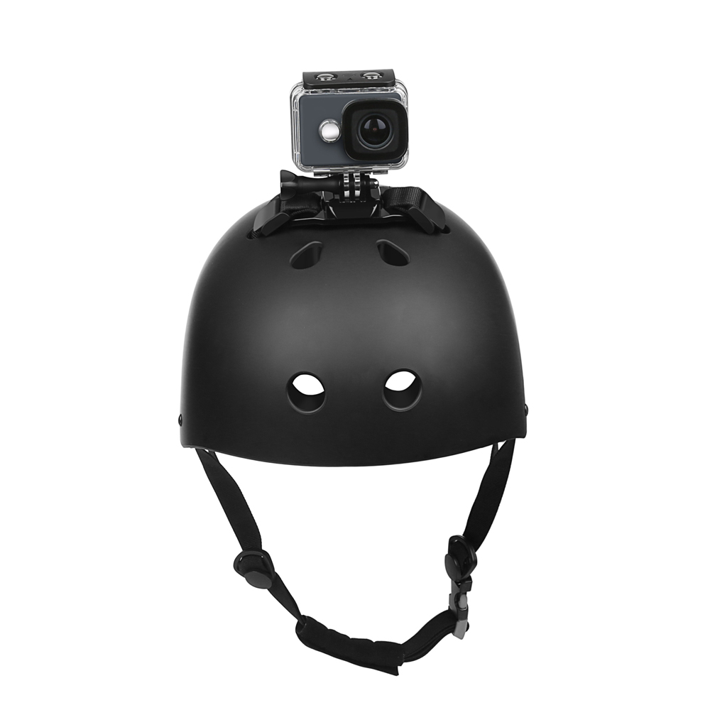 Shoot alça ajustável de capacete, alça de capacete para gopro hero 8 7 5 6 4 black xiaomi yi 4k sjcam sj4000 sj acessório de ciclismo montar h9 go pro, 5000