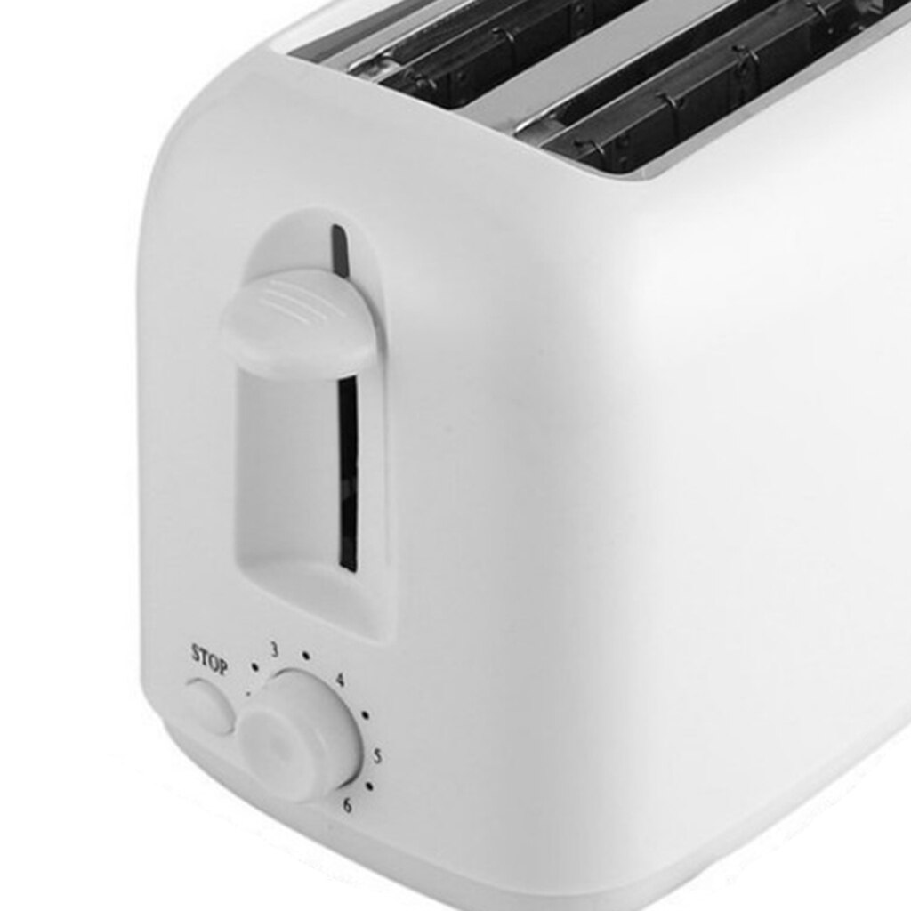 2 Slice Automatic Bread Maker Electric Mini Breakfast Bread Baking Machine Kitchen Appliances