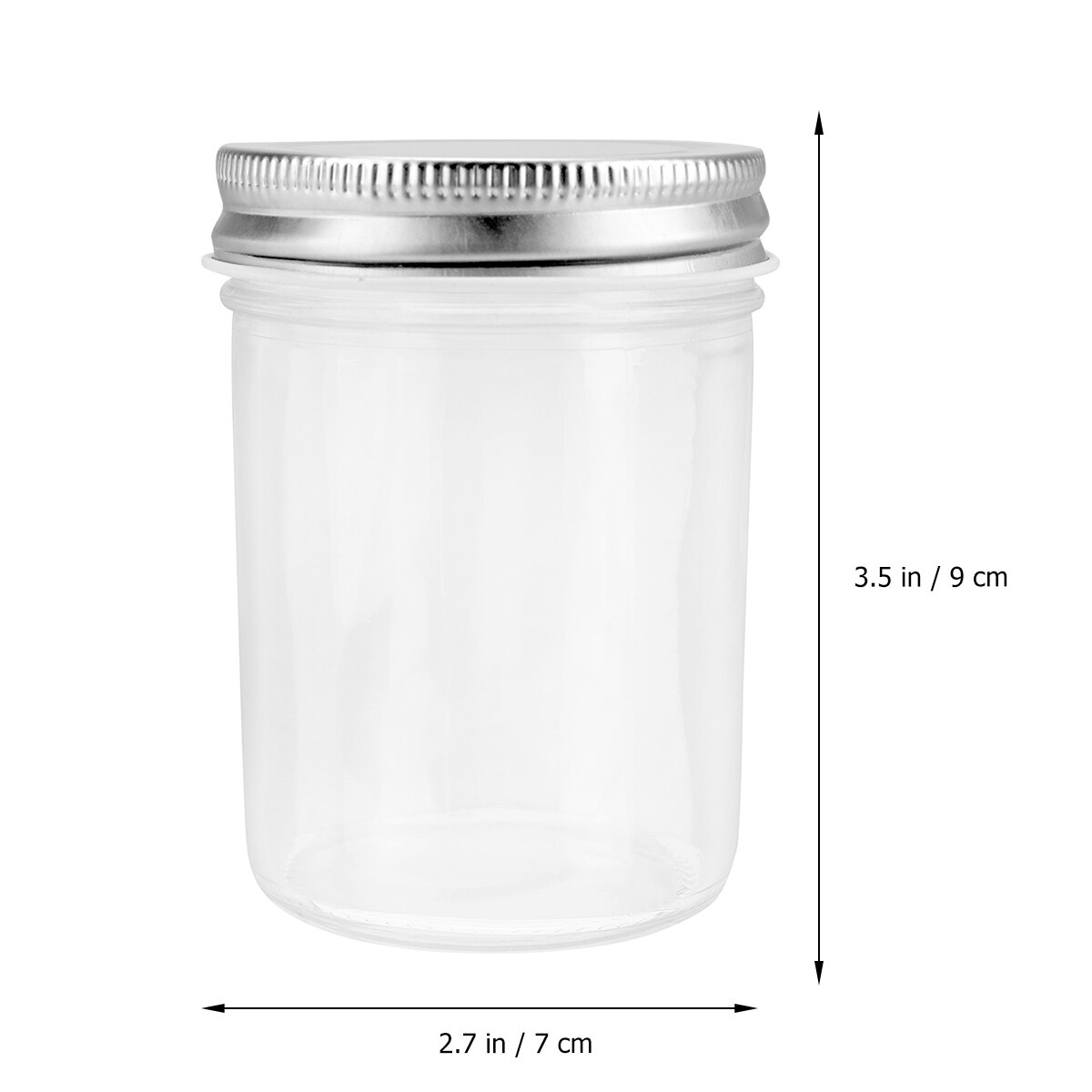 Tarros de vidrio para cocina, contenedor sellado para almacenamiento de miel, tarros de almacenamiento de Caviar, botellas de vidrio con tapa para alimentos, 6 uds.