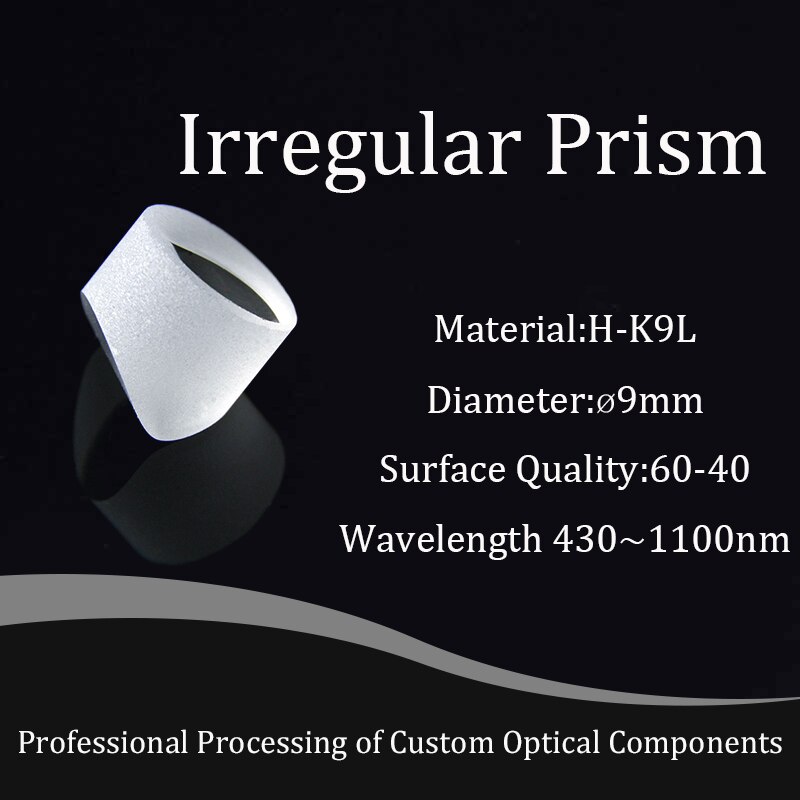 Powell – prisme, diamètre du Spot de 5mm, de Surface 60-40, matériau H-K9L verre optique, longueur d&#39;onde de la lentille 430 ~ 1100nm