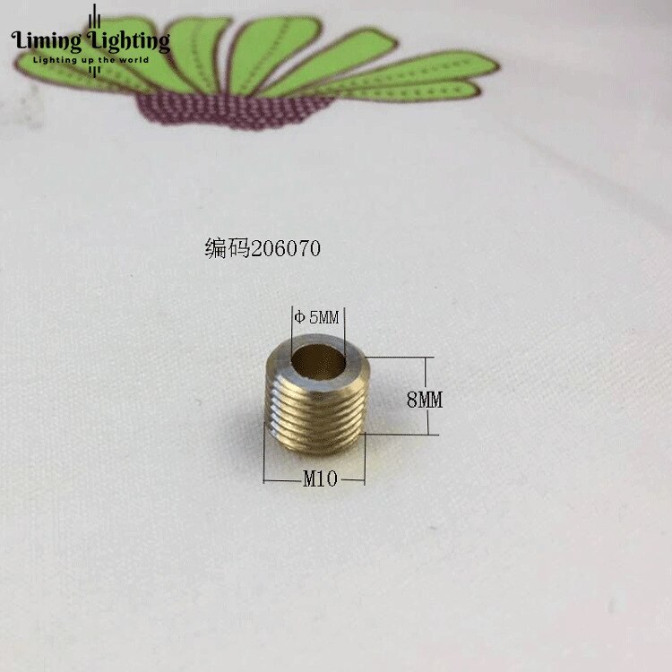 M6 Zu M10, M8 Zu M10, m10 Zu M14 Gewinde Hohl Rohr Adapter Innen Außen Gewinde Koppler Förderer Adapter: Beige