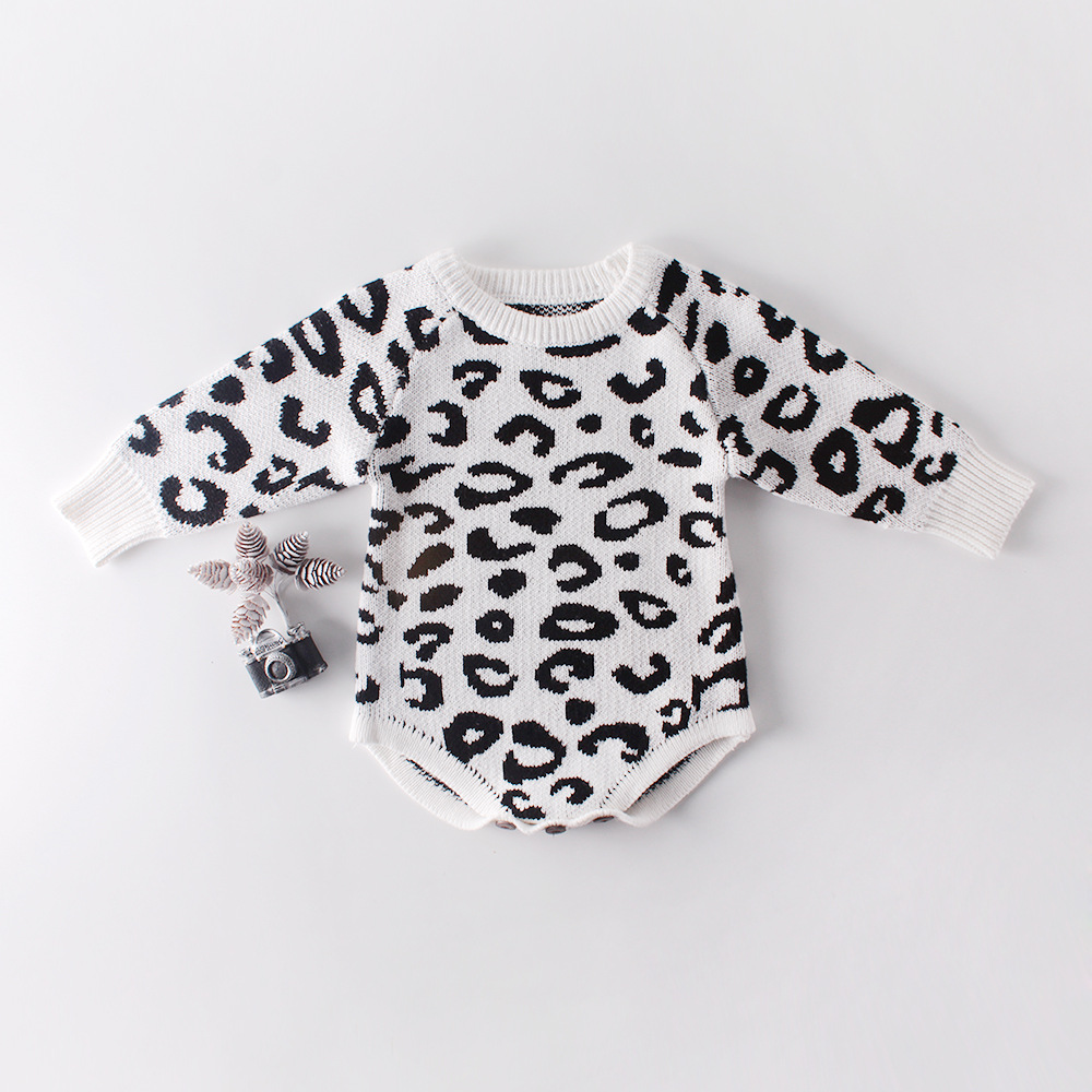 2022 Herfst Winter Trui Baby Bodysuits Peuter Meisjes Knit Bodysuit Met Hoed Kinderkleding Voor Baby Jongens Outfits