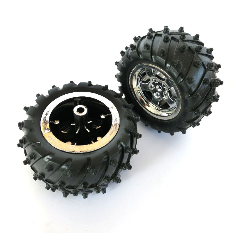 3 * 55mm off-road wheels toy model DIY rubber wheels non-slip wheels small technology wheels
