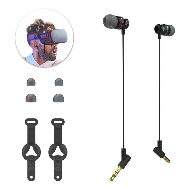 Vr Spel In-Ear Oordopjes Bedrade Koptelefoon Voor Oculus-Quest Vr Headset Accessoires