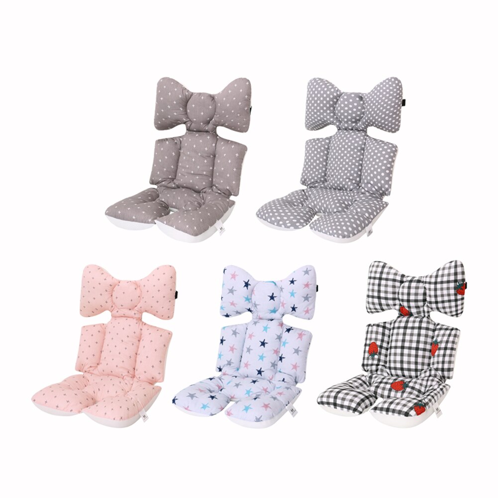 Baby Stroller Seat Pad Universal Baby Stroller High Chair Seat Cushion Liner Mat Cotton Soft Feeding Chair Pad Cover Protector
