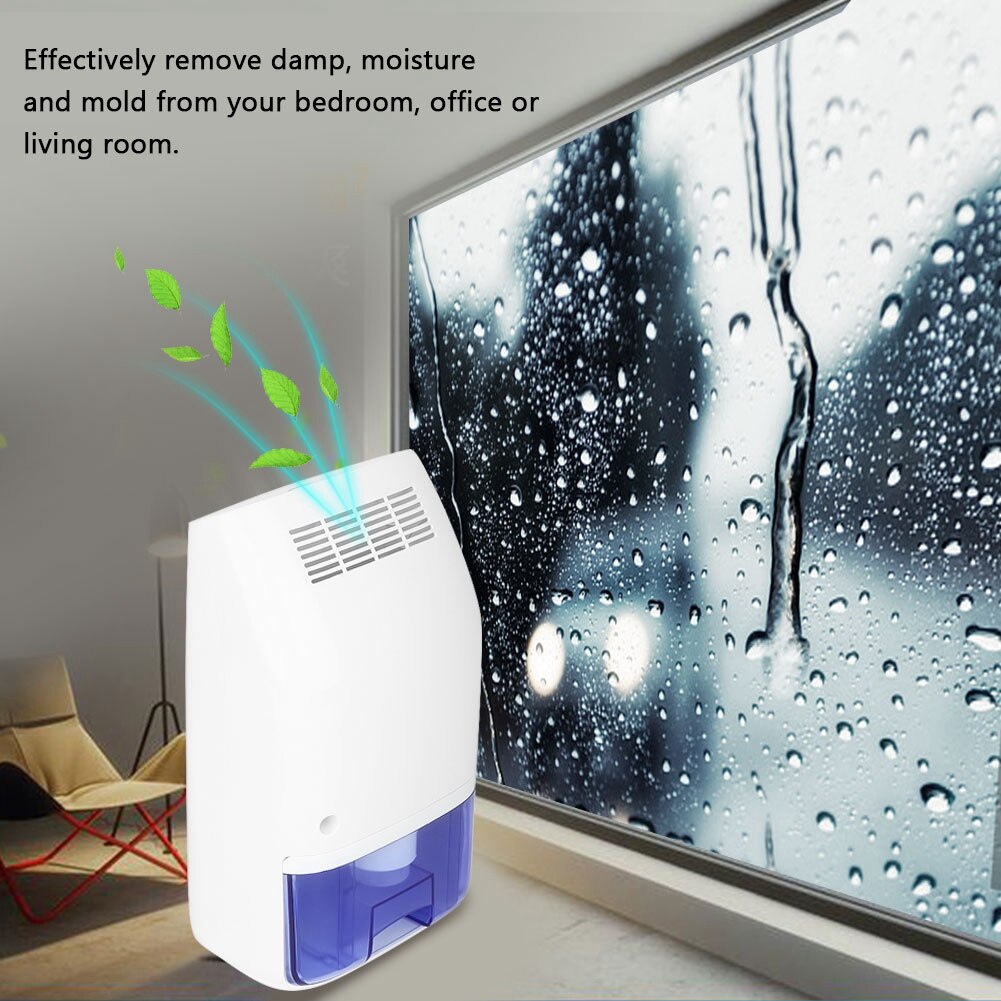 Mini Portable Electric Dehumidifier Home Drying Moisture Absorber Auto-off Room Dehumidifier Low Noise Cabinet Dehumidifier