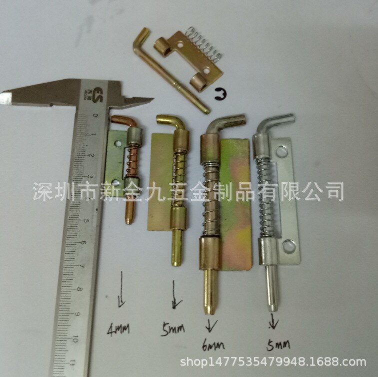 Born Long-Shaped No. Cl225-3 Spring Latch Welding Hinge Hinge with Hole 5mm Door Distribution Box Iron Bolt