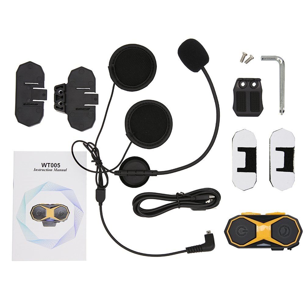 Walkietalkie pour casque de moto, étanche Ip67, W... Grandado