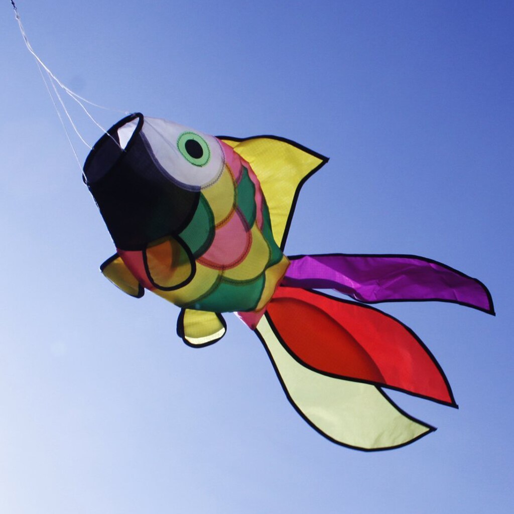 2 Pcs Rainbow Vis Kite Windzak Outdoor Tuin Park Decor Kids Lijn Wasserij Kits Speelgoed