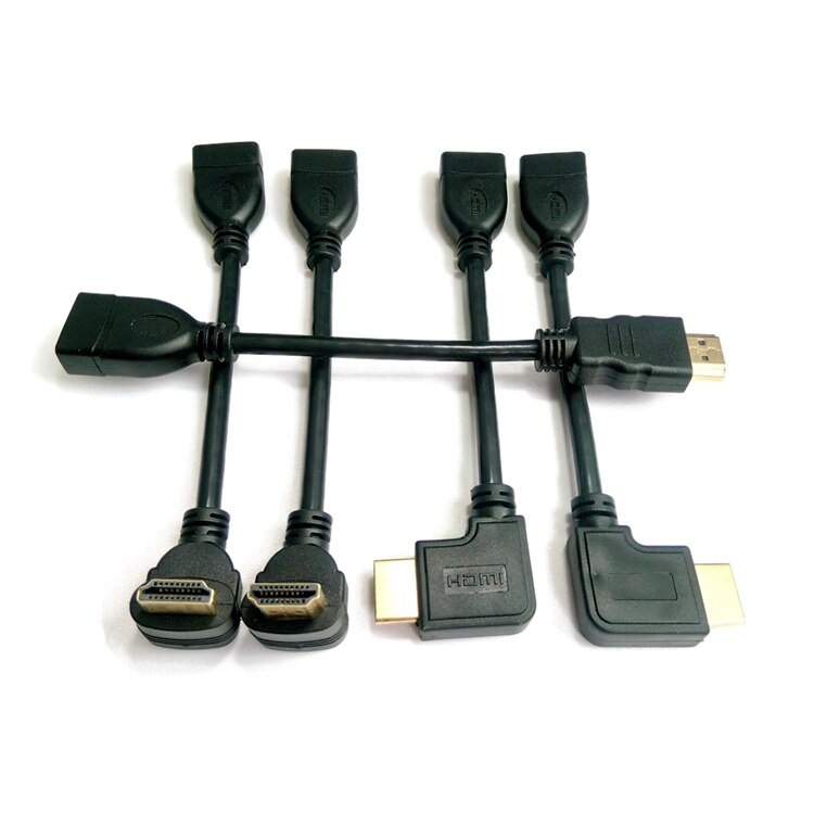 Mu Zhu micro HDMI Mini HDMI na HDMI żeński adapter HD krótka linia lustrzanka do laptopa podłączona do telewizora